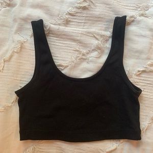 H&M Black Crop Top Cami